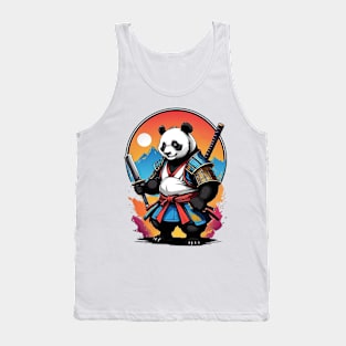 Panda Samurai Tank Top